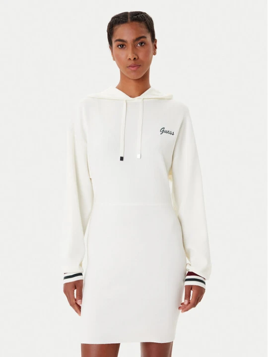 Zdjęcie produktu Guess Sukienka dzianinowa V5BK01 Z1152 Écru Regular Fit Kremowy