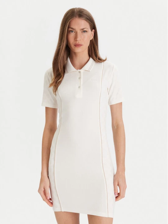 Zdjęcie produktu Guess Sukienka dzianinowa V5YK00 KCX12 Écru Regular Fit Kremowy