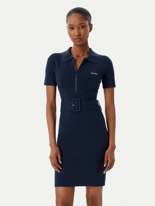 Zdjęcie produktu Guess Sukienka dzianinowa V6RK08 Z4642 Granatowy Slim Fit