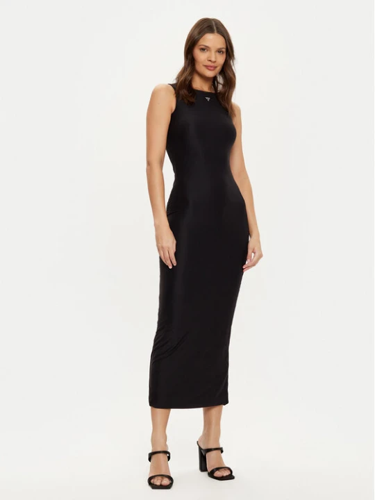 Zdjęcie produktu Guess Sukienka dzianinowa W4YK0J KCDE0 Czarny Slim Fit