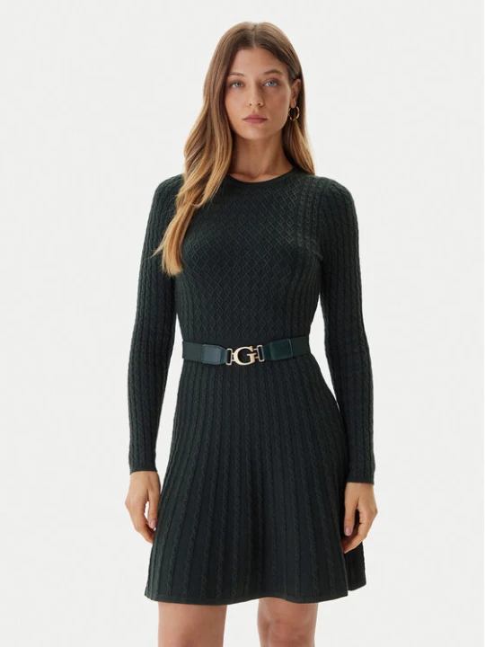 Zdjęcie produktu Guess Sukienka dzianinowa W5BK68 Z2YJ2 Zielony Slim Fit