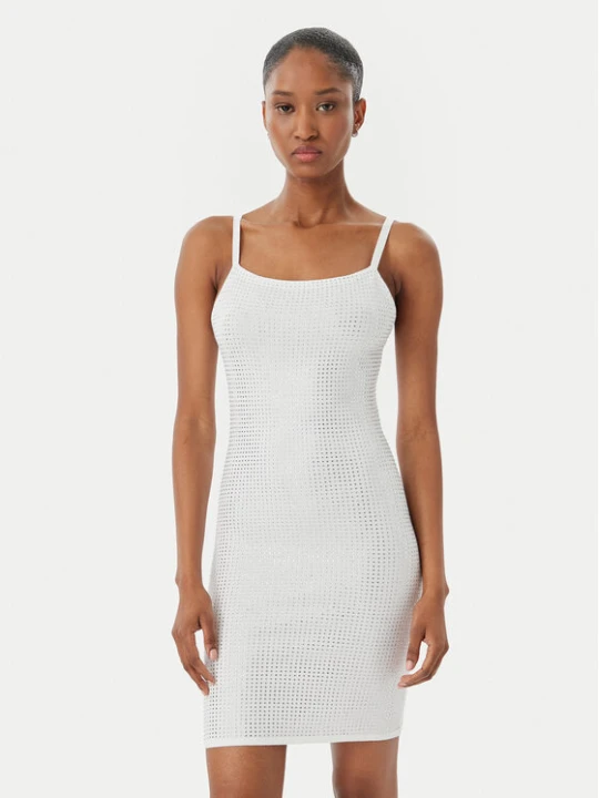 Zdjęcie produktu Guess Sukienka dzianinowa W5GK45 Z3MN2 Biały Regular Fit