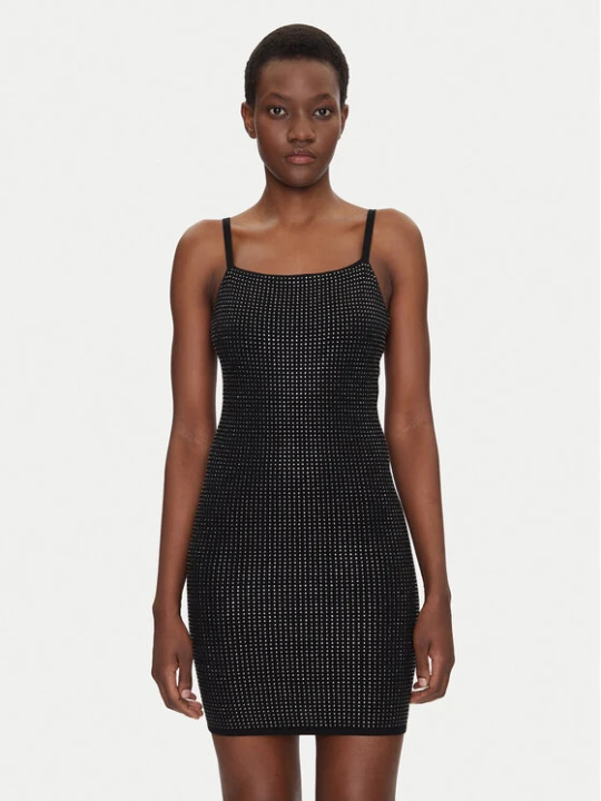Zdjęcie produktu Guess Sukienka dzianinowa W5GK45 Z3MN2 Czarny Regular Fit