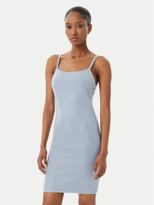 Zdjęcie produktu Guess Sukienka dzianinowa W5GK45 Z3MN2 Niebieski Regular Fit