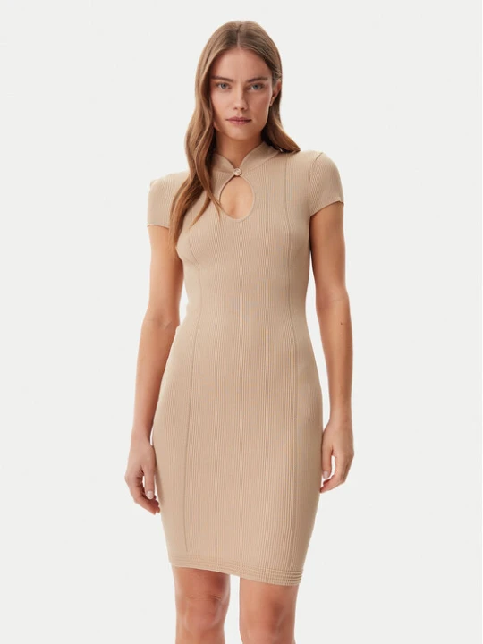 Zdjęcie produktu Guess Sukienka dzianinowa W5GK46 Z3L10 Brązowy Slim Fit