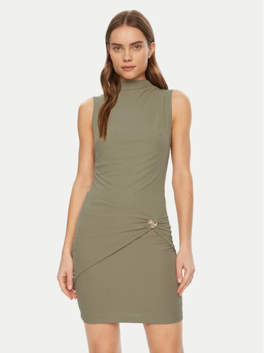 Zdjęcie produktu Guess Sukienka dzianinowa W5RK24 KAQL2 Zielony Regular Fit