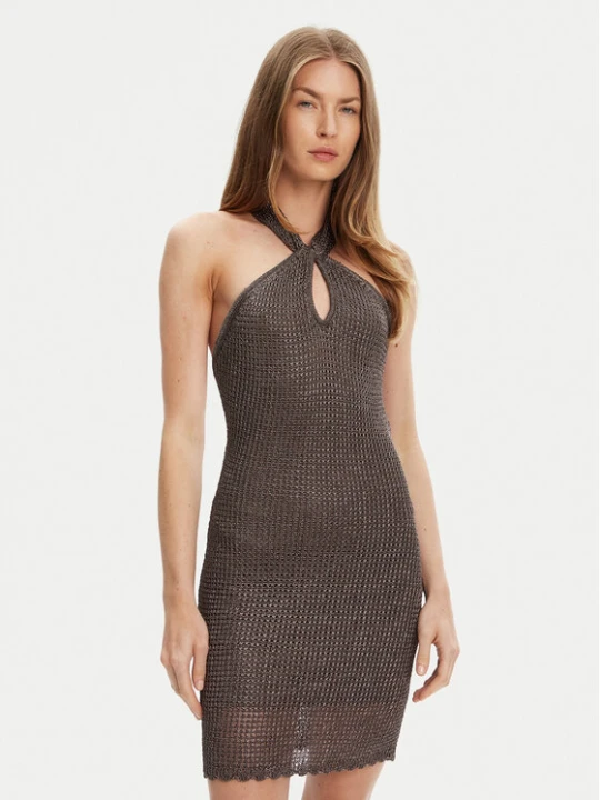 Zdjęcie produktu Guess Sukienka dzianinowa W5YK34 Z24F0 Szary Slim Fit