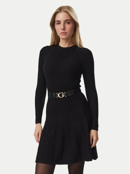 Zdjęcie produktu Guess Sukienka dzianinowa W6BK64 Z1569 Czarny Regular Fit