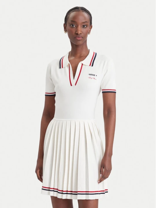 Zdjęcie produktu Guess Sukienka dzianinowa W6BK98 Z2277 Kremowy Regular Fit