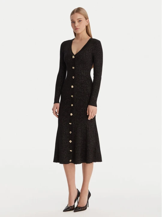 Zdjęcie produktu Guess Sukienka dzianinowa W6RK02 Z3700 Czarny Regular Fit
