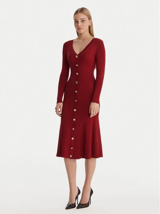 Zdjęcie produktu Guess Sukienka dzianinowa W6RK02 Z3700 Czerwony Regular Fit