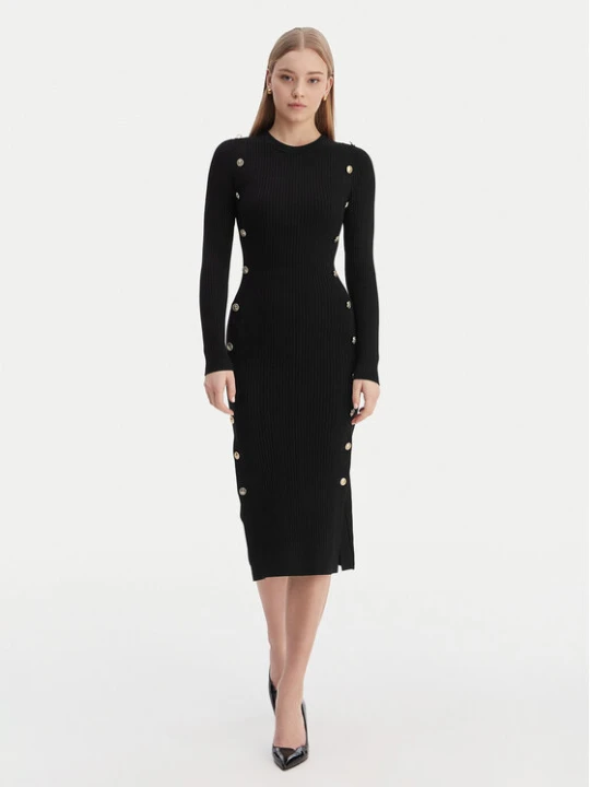 Zdjęcie produktu Guess Sukienka dzianinowa W6RK06 Z2YJ2 Czarny Regular Fit