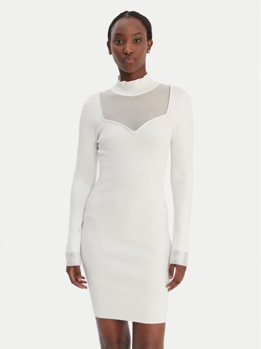Zdjęcie produktu Guess Sukienka dzianinowa W6RK61 Z4842 Biały Regular Fit
