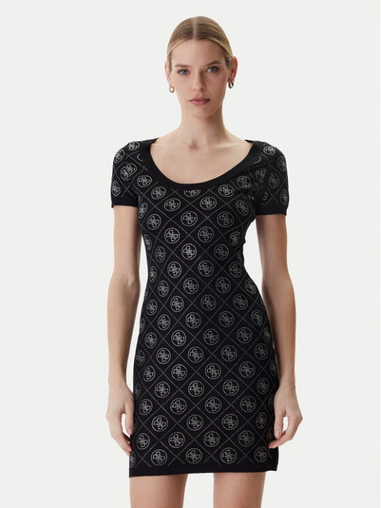 Zdjęcie produktu Guess Sukienka dzianinowa W6RK92 Z3JD2 Czarny Regular Fit