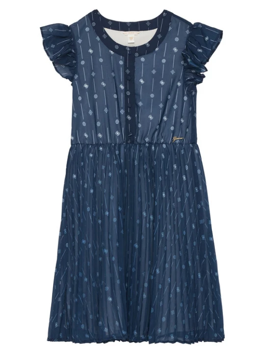 Zdjęcie produktu Guess Sukienka elegancka J6RK13 WA2T0 Granatowy Regular Fit