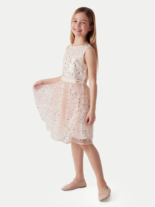 Zdjęcie produktu Guess Sukienka elegancka J6RK25 KCLM0 Różowy Regular Fit
