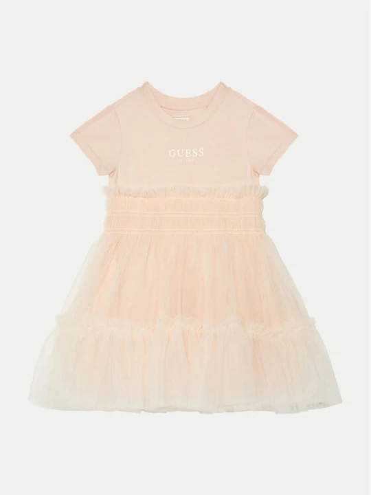 Zdjęcie produktu Guess Sukienka elegancka K5RK14 K6YW0 Koralowy Regular Fit