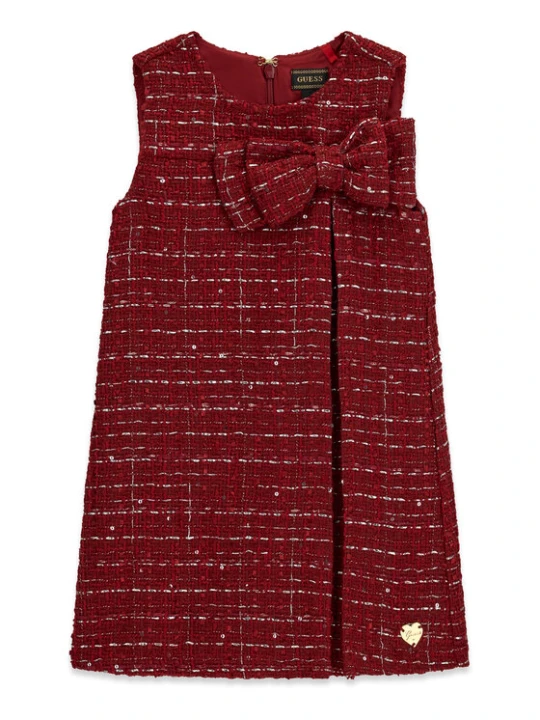 Zdjęcie produktu Guess Sukienka elegancka K6BK09 W3994 Czerwony ciemny Regular Fit