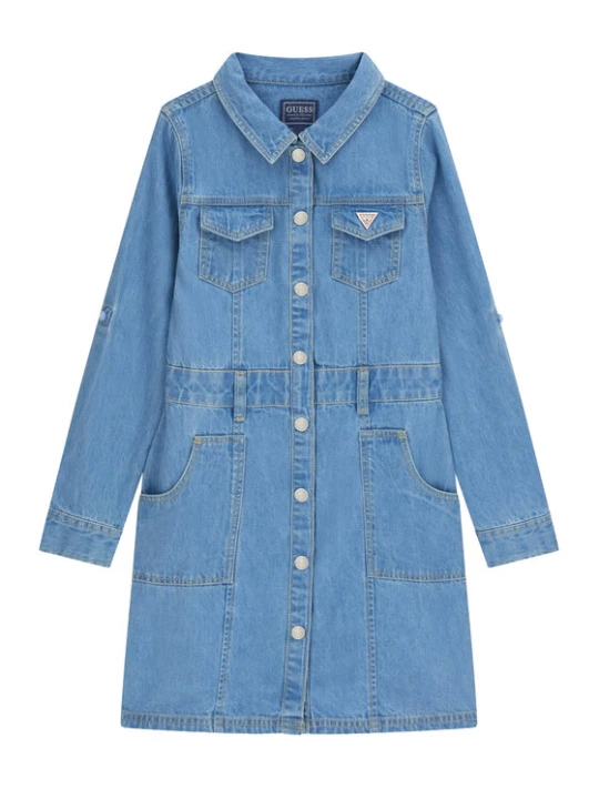 Zdjęcie produktu Guess Sukienka jeansowa J6RK32 D4EU0 Niebieski Regular Fit