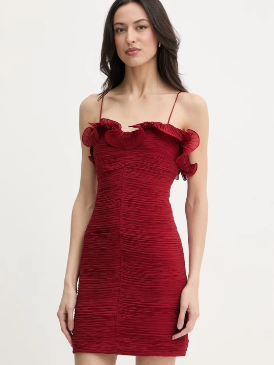 Zdjęcie produktu Guess sukienka KENNITH czerwony