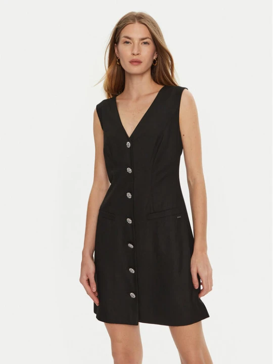 Zdjęcie produktu Guess Sukienka koktajlowa Doris W4BK11 WGIF2 Czarny Slim Fit