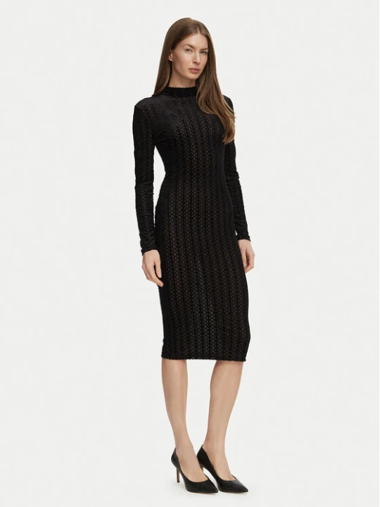Zdjęcie produktu Guess Sukienka koktajlowa O6BK04 K5046 Czarny Slim Fit