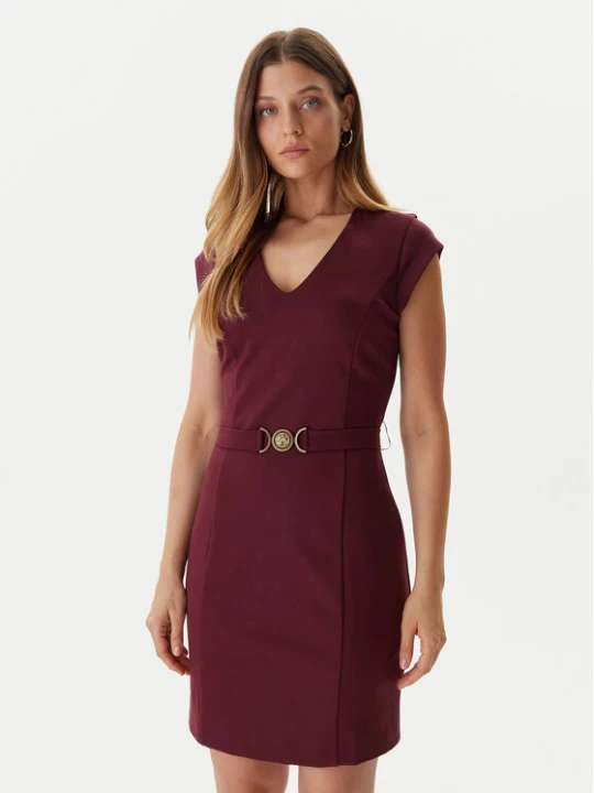 Zdjęcie produktu Guess Sukienka koktajlowa W5BK21 KCMU2 Czerwony Slim Fit