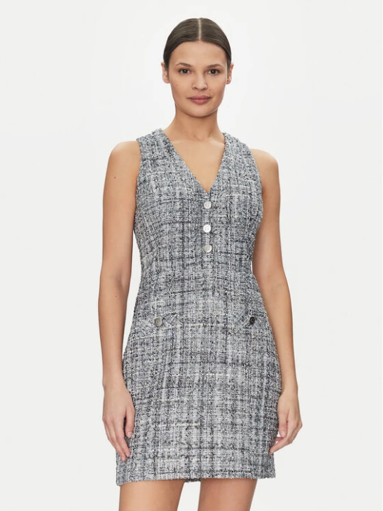 Zdjęcie produktu Guess Sukienka koktajlowa W5GK0E WH7I0 Szary Bodycon Fit