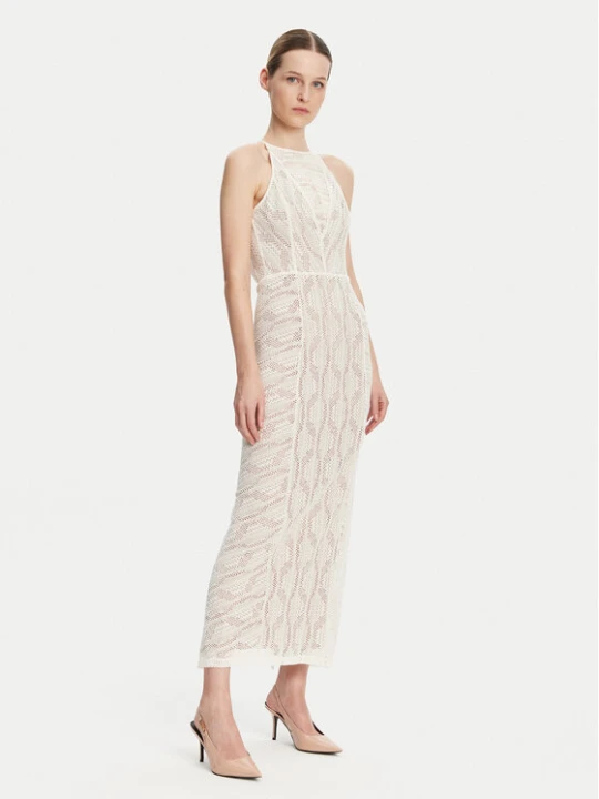 Zdjęcie produktu Guess Sukienka koktajlowa W5GK66 KCT80 Beżowy Slim Fit