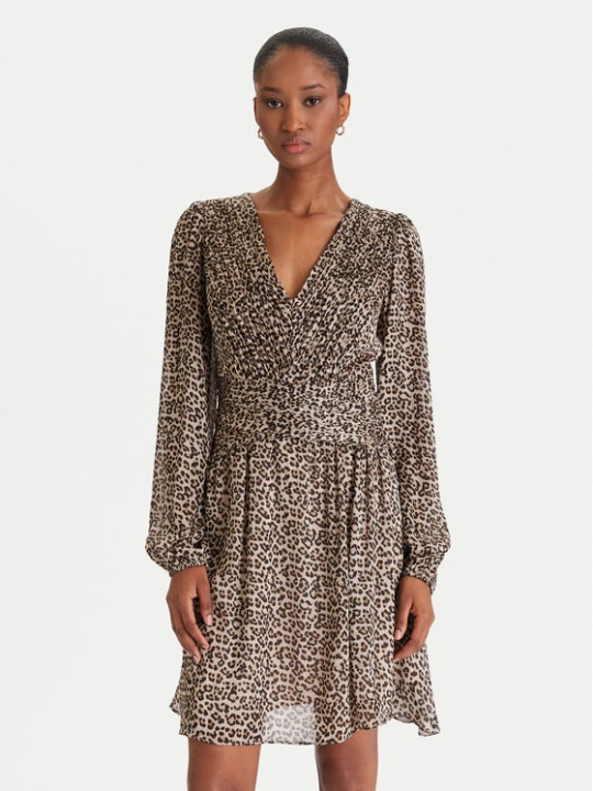 Zdjęcie produktu Guess Sukienka koktajlowa W5YK20 WDW82 Beżowy Regular Fit