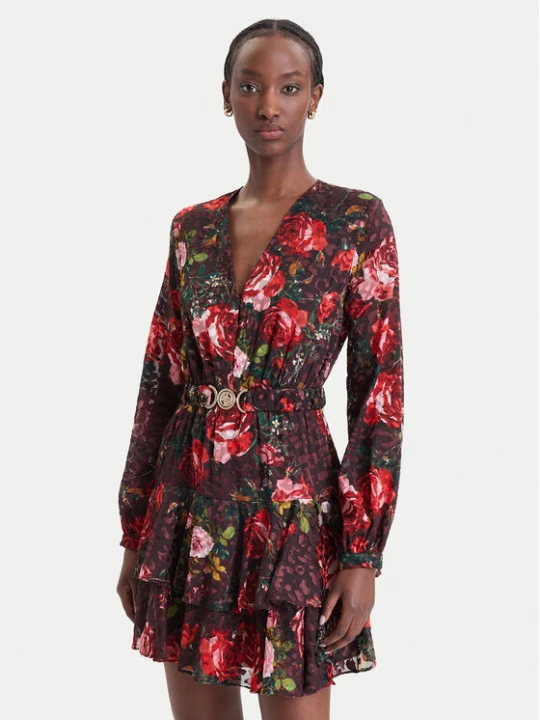 Zdjęcie produktu Guess Sukienka koktajlowa W6BK42 W4225 Kolorowy Regular Fit
