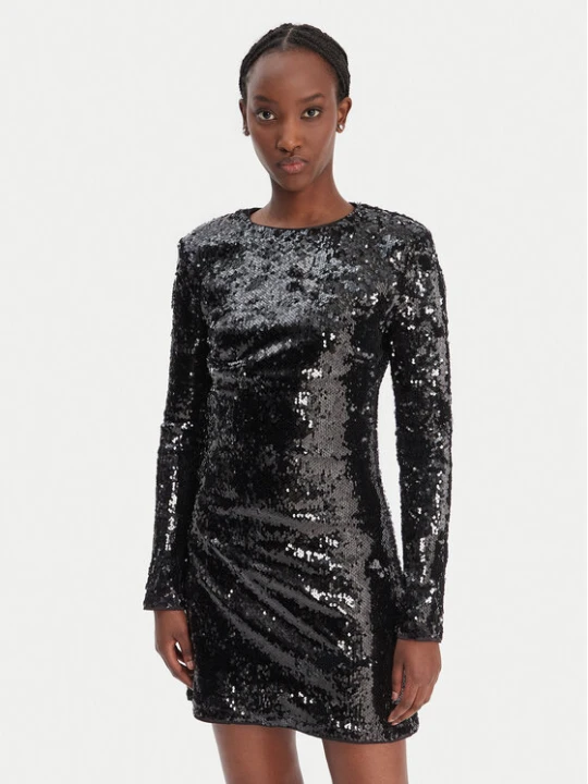 Zdjęcie produktu Guess Sukienka koktajlowa W6RK52 KD020 Czarny Regular Fit