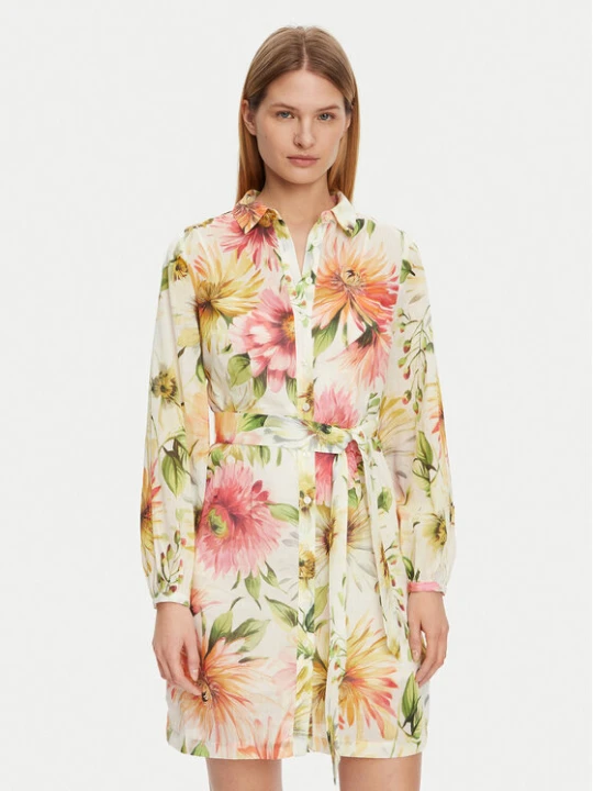 Zdjęcie produktu Guess Sukienka koszulowa W5GK65 WH6C0 Kolorowy Regular Fit