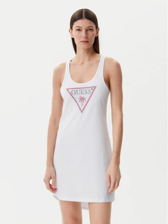 Zdjęcie produktu Guess Sukienka letnia E5GP01 I3Z14 Biały Regular Fit