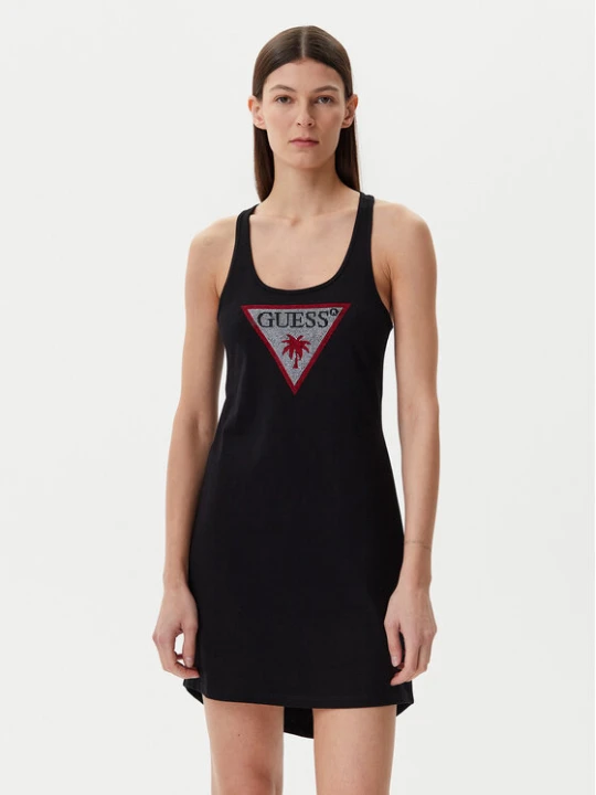 Zdjęcie produktu Guess Sukienka letnia E5GP01 I3Z14 Czarny Regular Fit