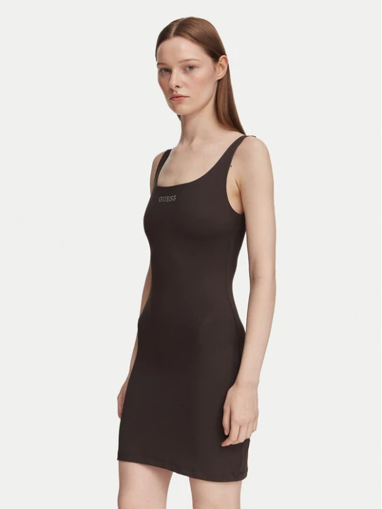 Zdjęcie produktu Guess Sukienka letnia V6YK07 K4711 Brązowy Slim Fit