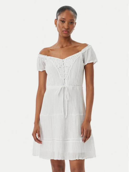 Zdjęcie produktu Guess Sukienka letnia W5GK0A WE340 Biały Regular Fit