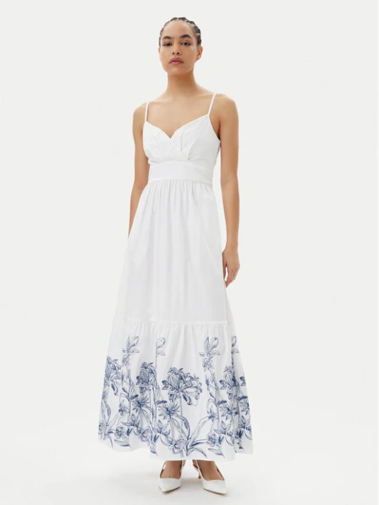 Zdjęcie produktu Guess Sukienka letnia W5GT26 WH580 Biały Regular Fit