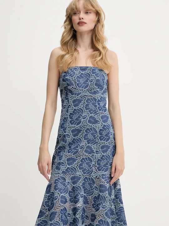 Zdjęcie produktu Guess sukienka MAISY granatowy