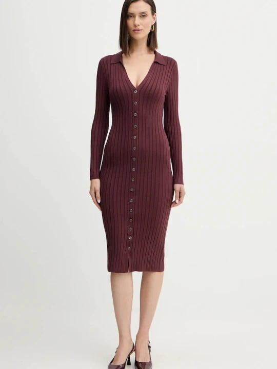 Zdjęcie produktu Guess sukienka MIRANDA czerwony