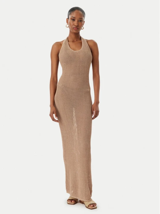 Zdjęcie produktu Guess Sukienka plażowa E6GK00 Z5371 Beżowy Slim Fit