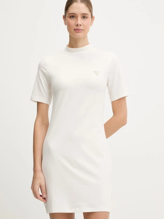 Zdjęcie produktu Guess sukienka SONIA beżowy