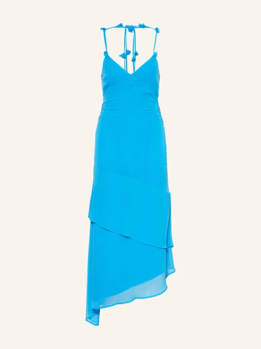 Zdjęcie produktu Guess Sukienka Stefani Z Falbanami blau TURKUSOWY