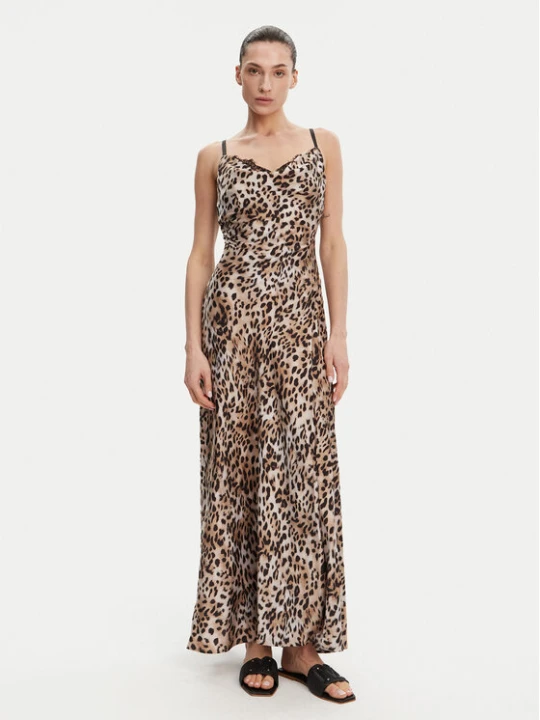 Zdjęcie produktu Guess Sukienka wieczorowa W5GT10 WF1T2 Brązowy Slim Fit