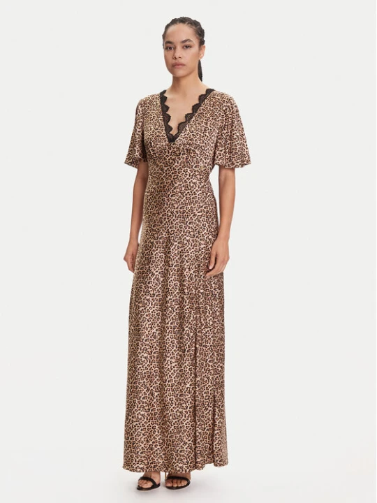 Zdjęcie produktu Guess Sukienka wieczorowa W5YK01 WHEZ2 Beżowy Regular Fit