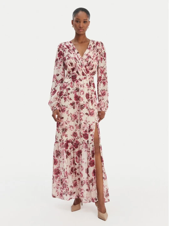 Zdjęcie produktu Guess Sukienka wieczorowa W6RK39 WJ712 Écru Regular Fit Kremowy
