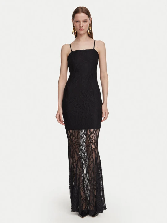 Zdjęcie produktu Guess Sukienka wieczorowa W6YK12 K4359 Czarny Slim Fit