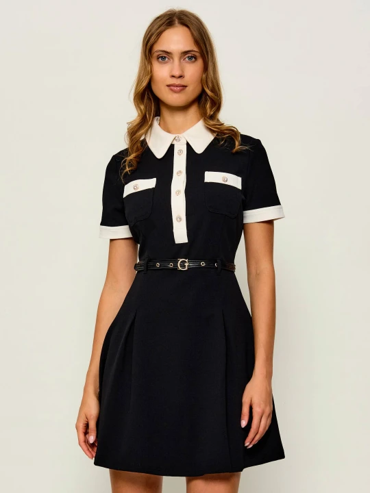 Zdjęcie produktu GUESS Sukienka z paskiem Claudie czarny