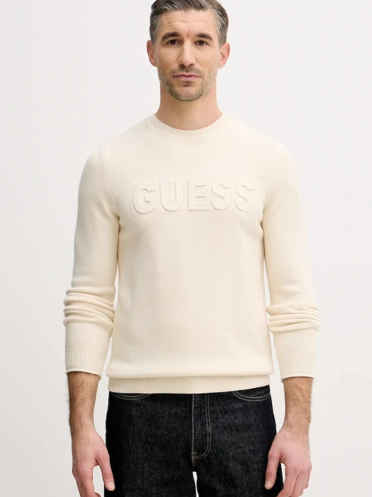 Zdjęcie produktu Guess sweter beżowy