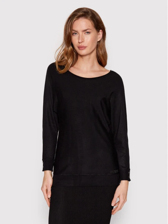 Zdjęcie produktu Guess Sweter Adele W2YR34 Z2V62 Czarny Regular Fit